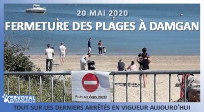 Comme à Billiers ou Erdeven et peut être à Sarzeau ou Arzon, Damgan referme ses plages. L'incivisme a été constaté partout ce week-end. L'hygiène et les consignes sanitaires ont volées en éclat.