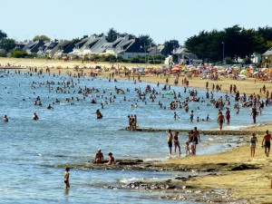 Plage de la SNSM en été