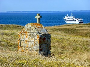 Hoedic, vue sur le continent