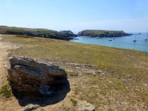 Houat, vu sur la presqu’île de Séniz