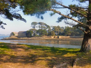 Ile de Berder à Larmor Baden, le passage
