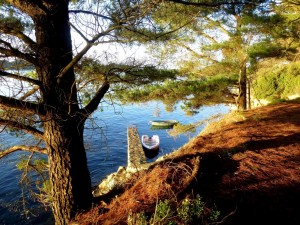 Mini cale sur l'île aux moines