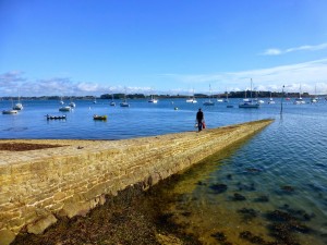 En route vers l'aventure sur l'une des dizaines de cales qui bordent le Golfe